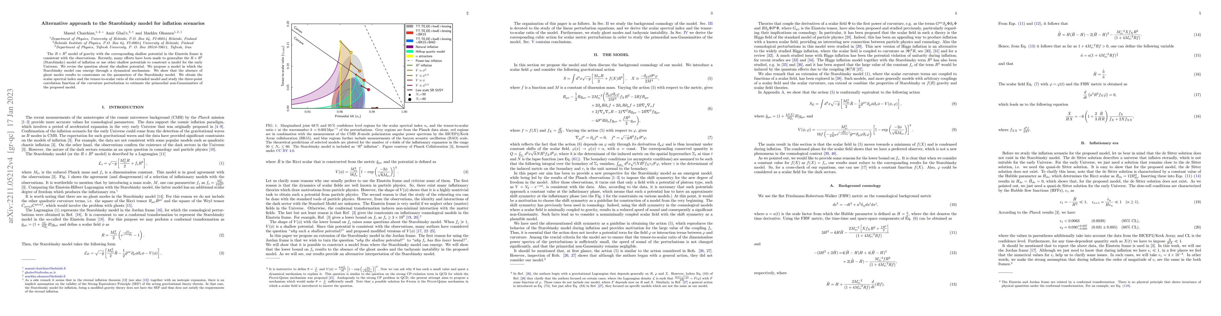Thumbnail for Alternative approach to the Starobinsky model for inflation scenarios