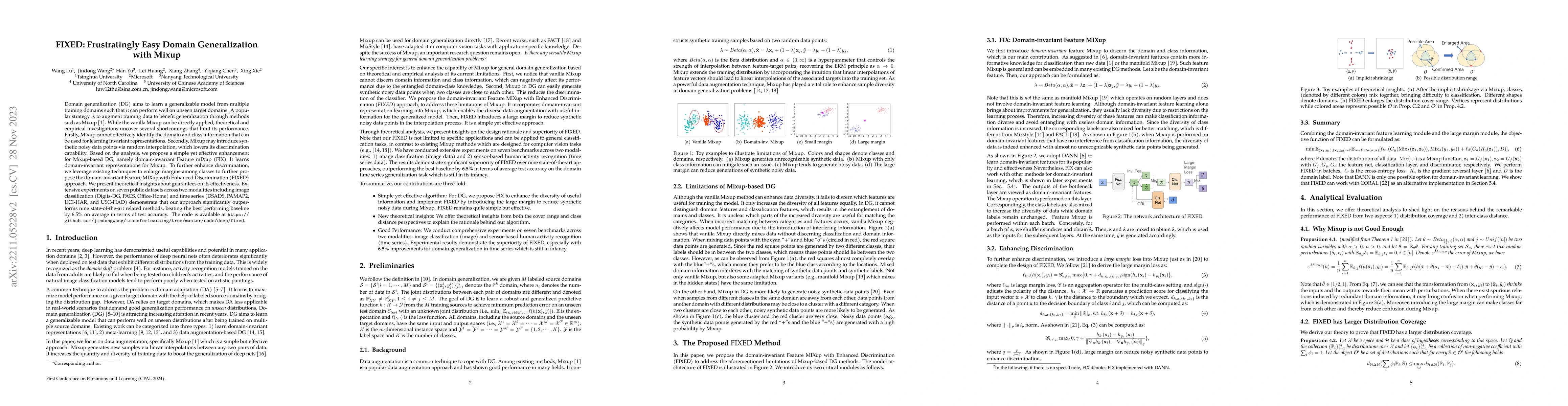 Thumbnail for FIXED: Frustratingly Easy Domain Generalization with Mixup