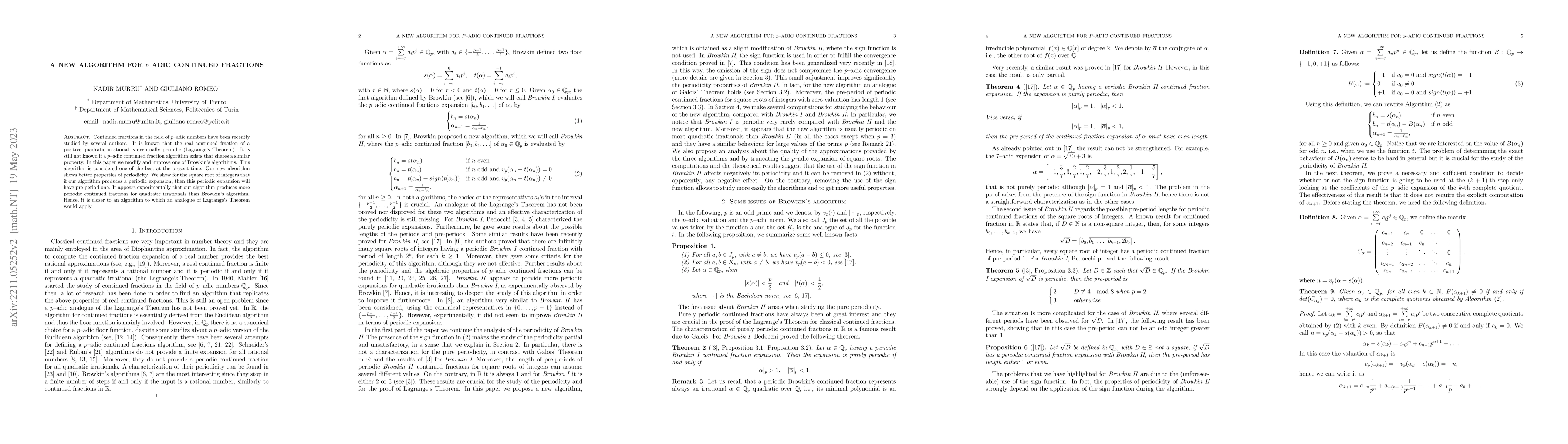 Thumbnail for A new algorithm for p-adic continued fractions