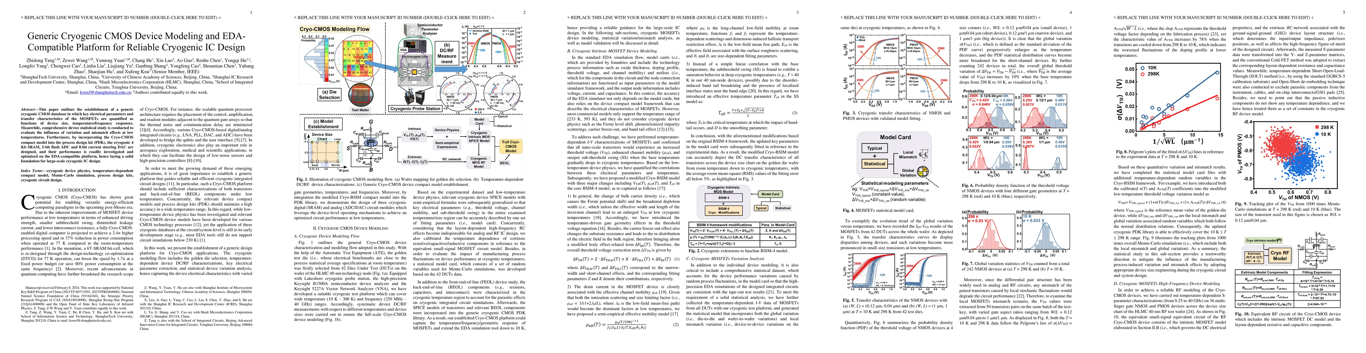 Thumbnail for Generic Cryo-CMOS Device Modeling and EDACompatible Platform for
  Reliable Cryogenic IC Design