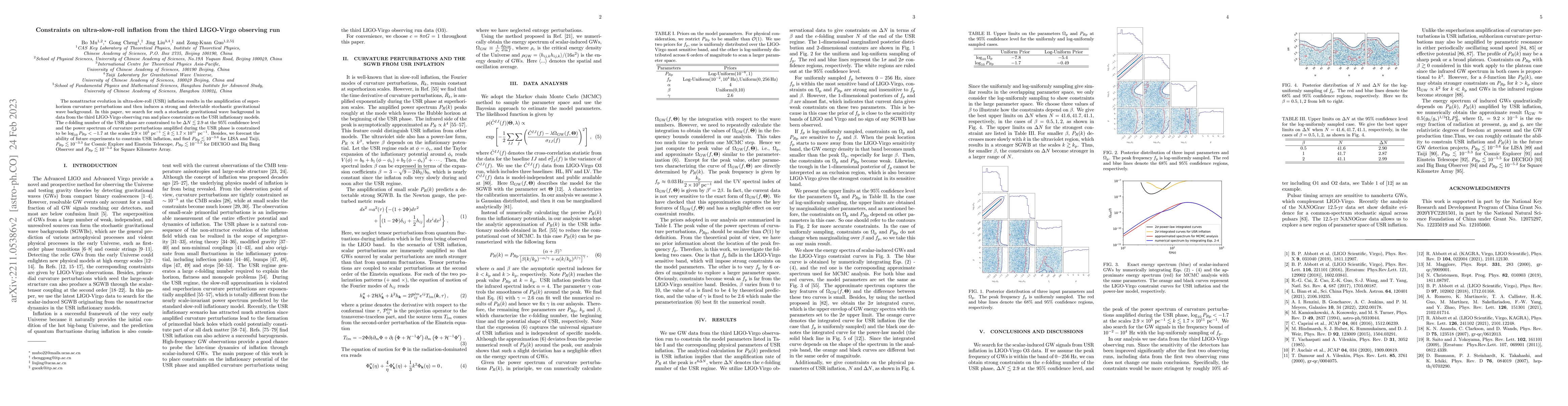Thumbnail for Constraints on ultra-slow-roll inflation from the third LIGO-Virgo
  observing run