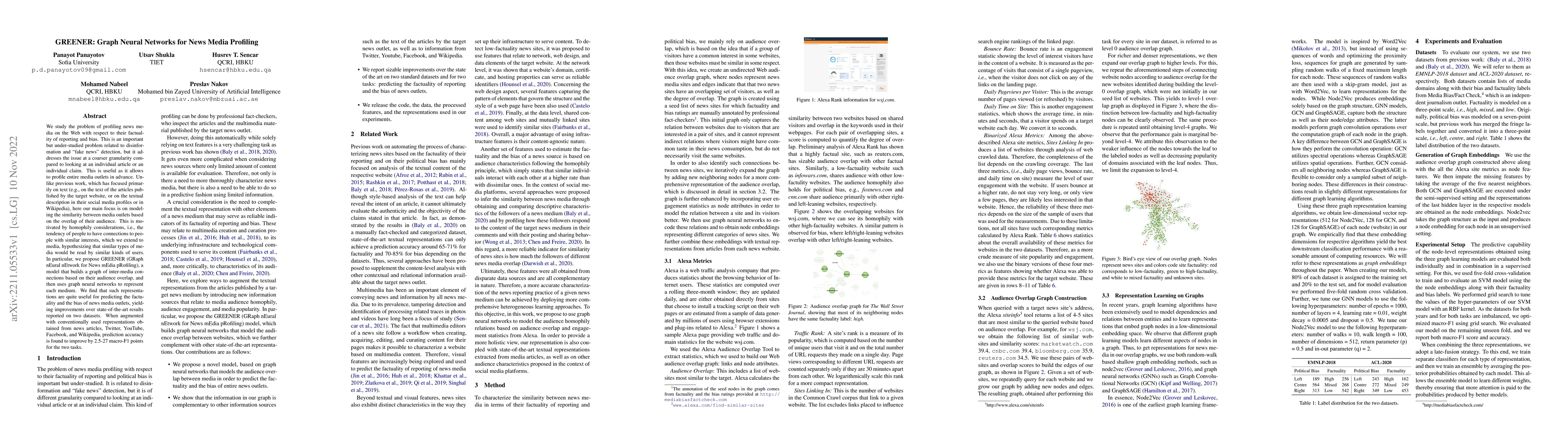 Thumbnail for GREENER: Graph Neural Networks for News Media Profiling