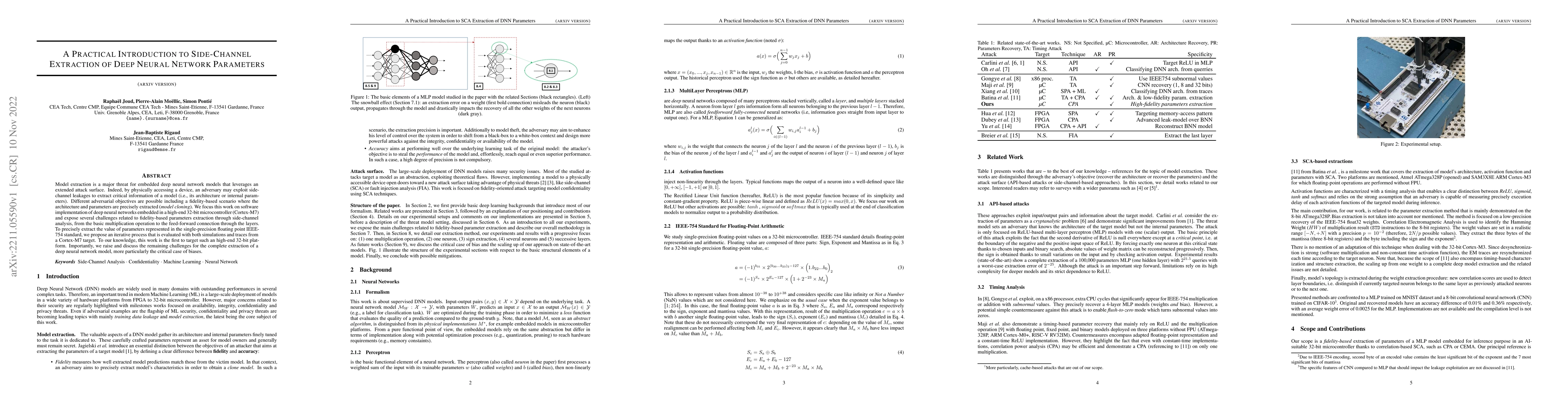 Thumbnail for A Practical Introduction to Side-Channel Extraction of Deep Neural
  Network Parameters