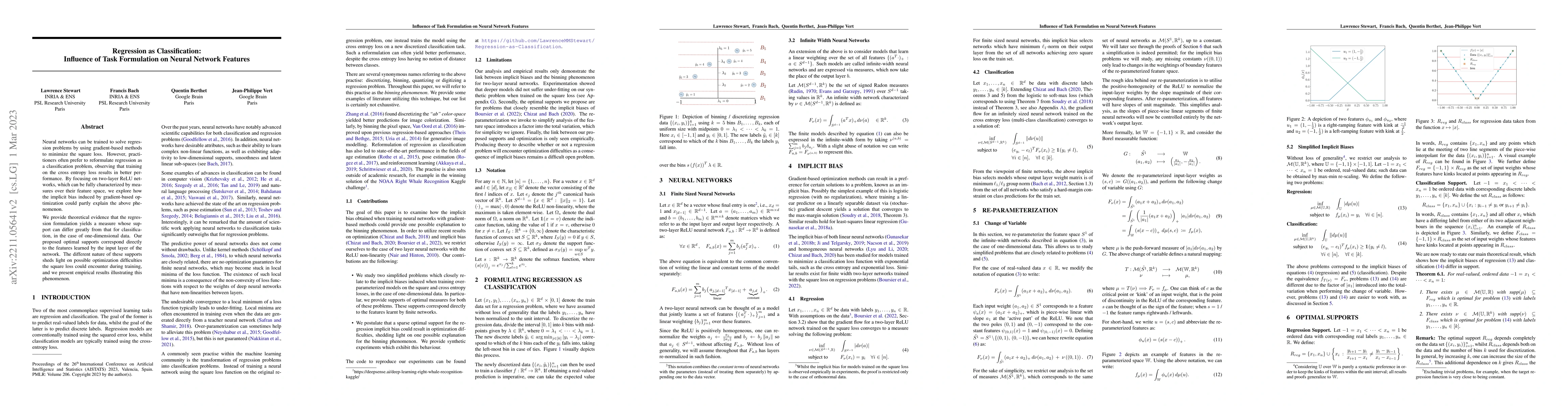 Thumbnail for Regression as Classification: Influence of Task Formulation on Neural
  Network Features