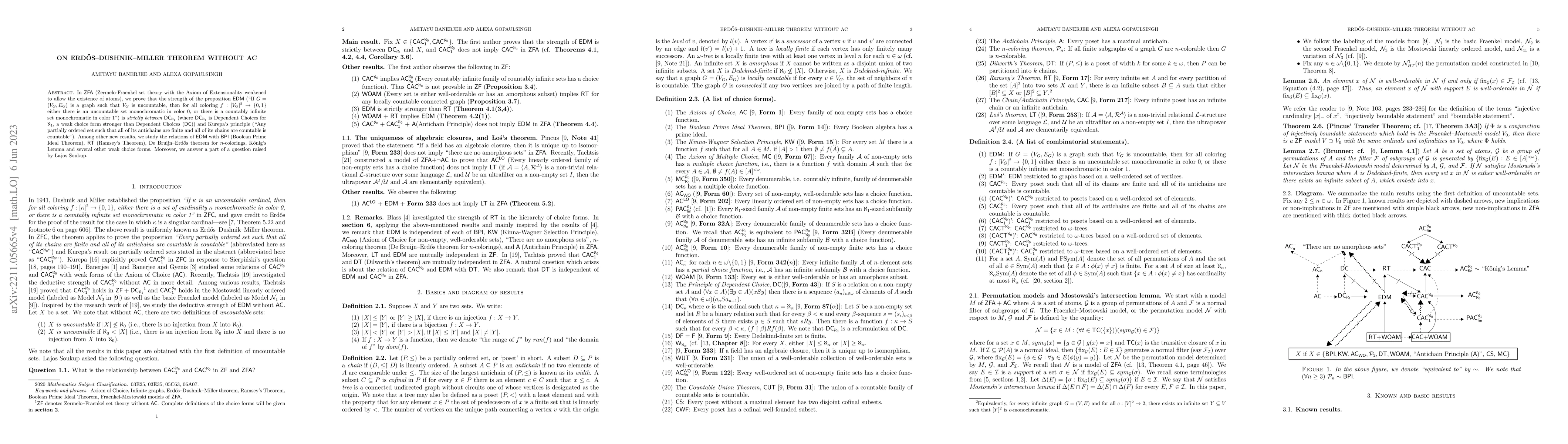 Thumbnail for On Erdos--Dushnik--Miller theorem without AC