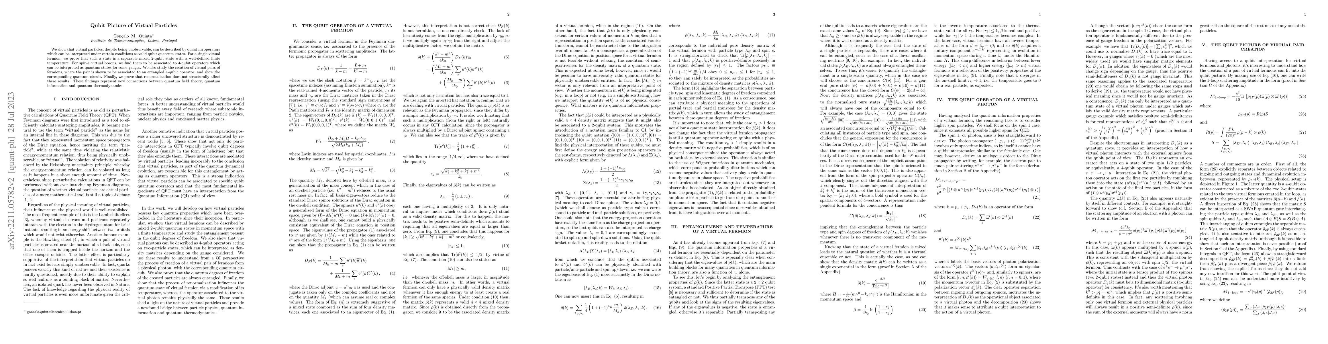 Thumbnail for Qubit Picture of Virtual Particles