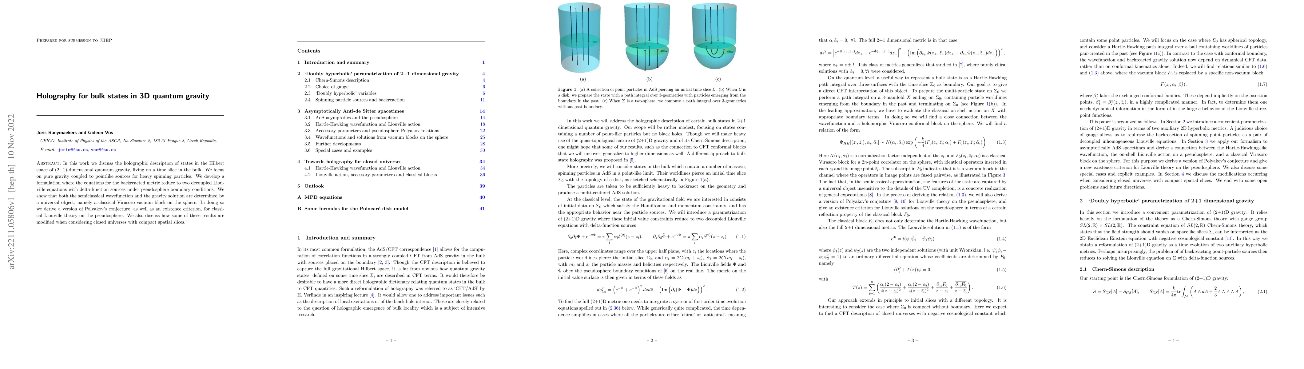 Thumbnail for Holography for bulk states in 3D quantum gravity