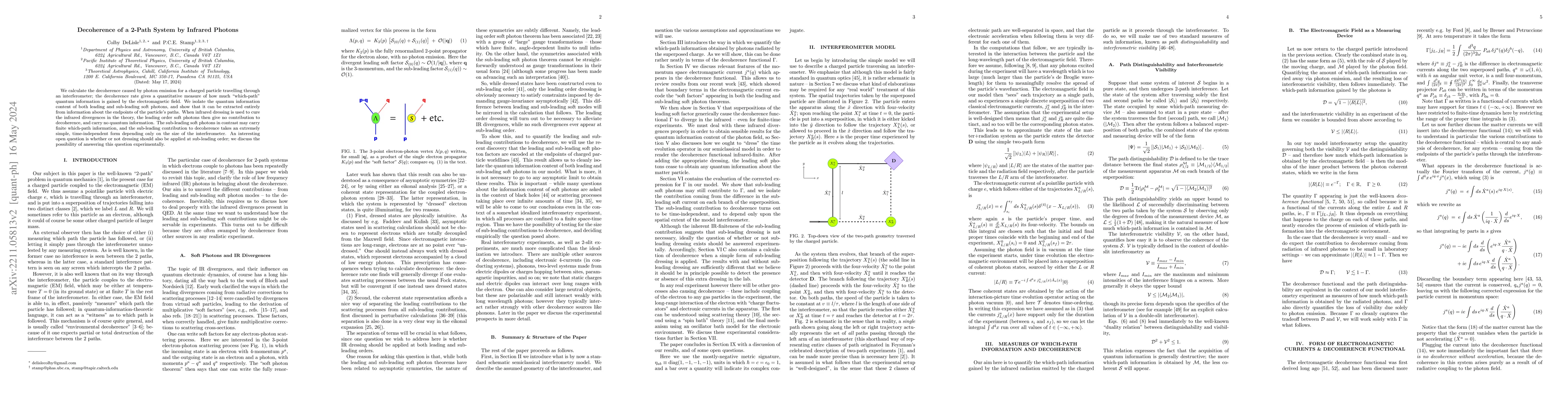 Thumbnail for Decoherence of a 2-Path System by Infrared Photons
