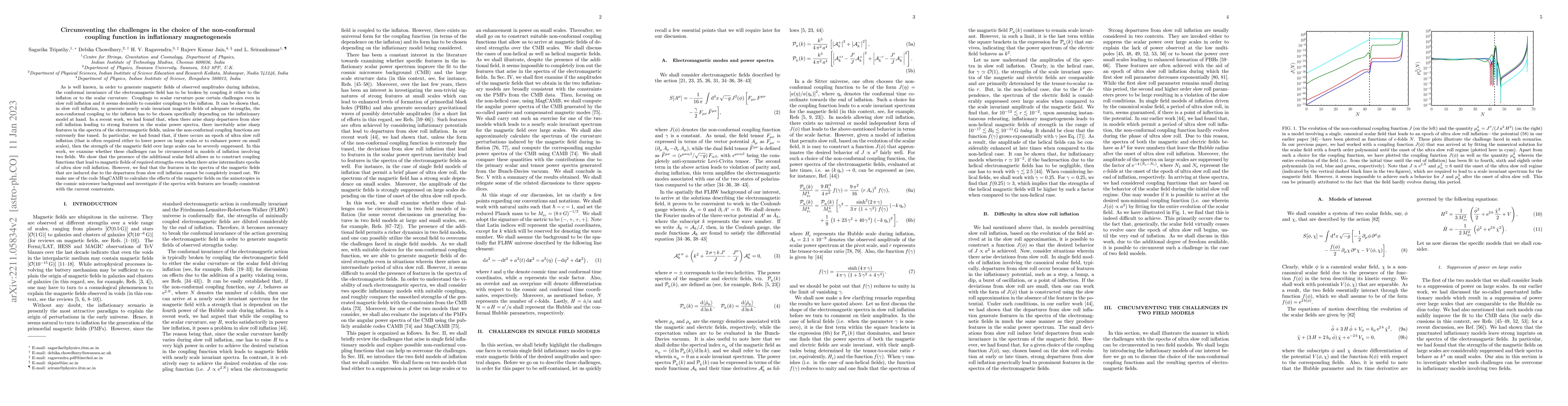 Thumbnail for Circumventing the challenges in the choice of the non-conformal coupling
  function in inflationary magnetogenesis