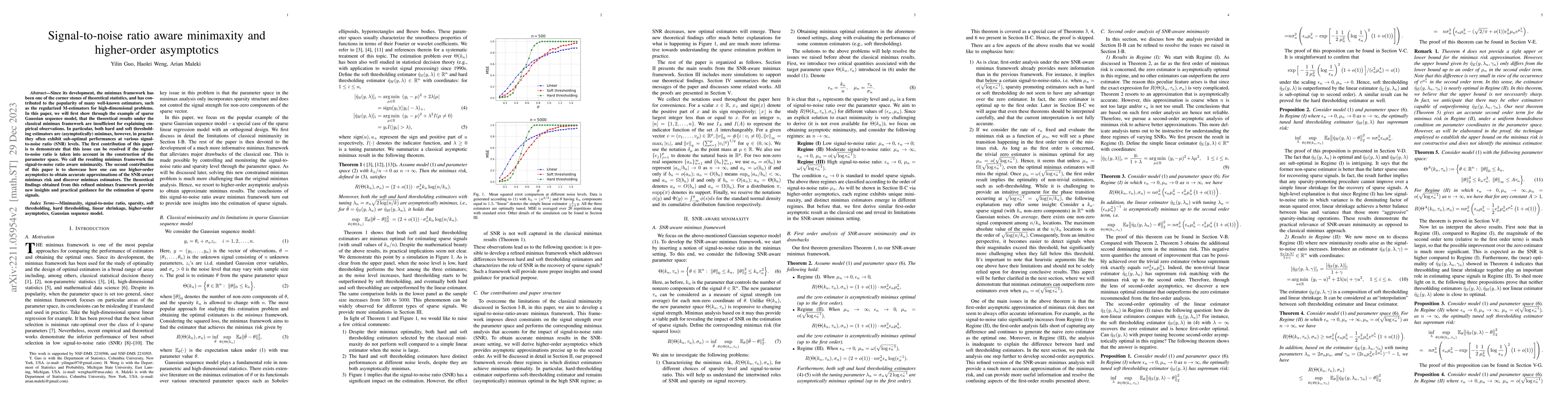 Thumbnail for Signal-to-noise ratio aware minimaxity and higher-order asymptotics
