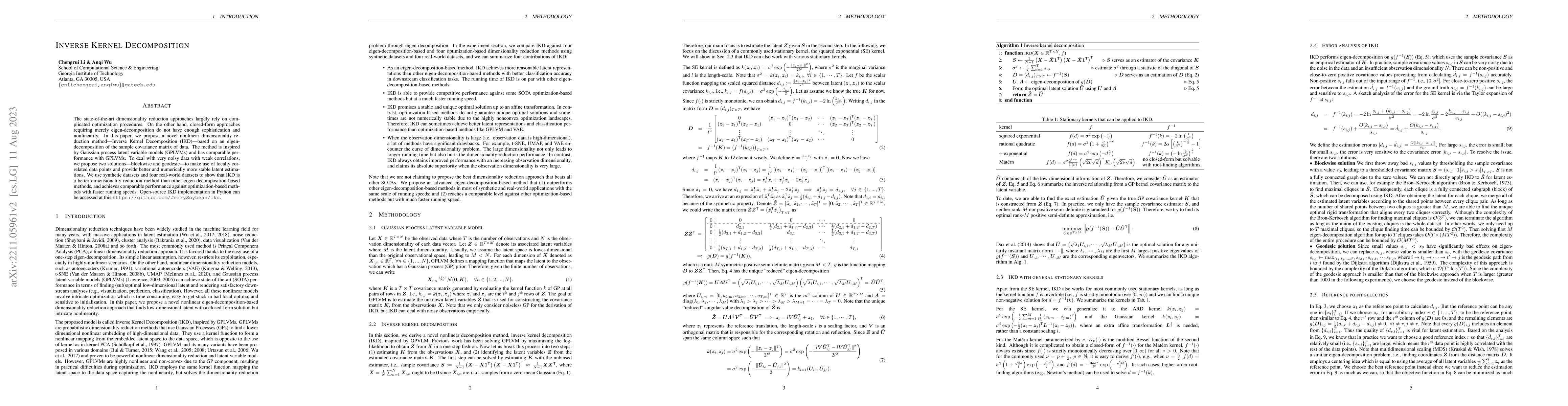 Thumbnail for Inverse Kernel Decomposition