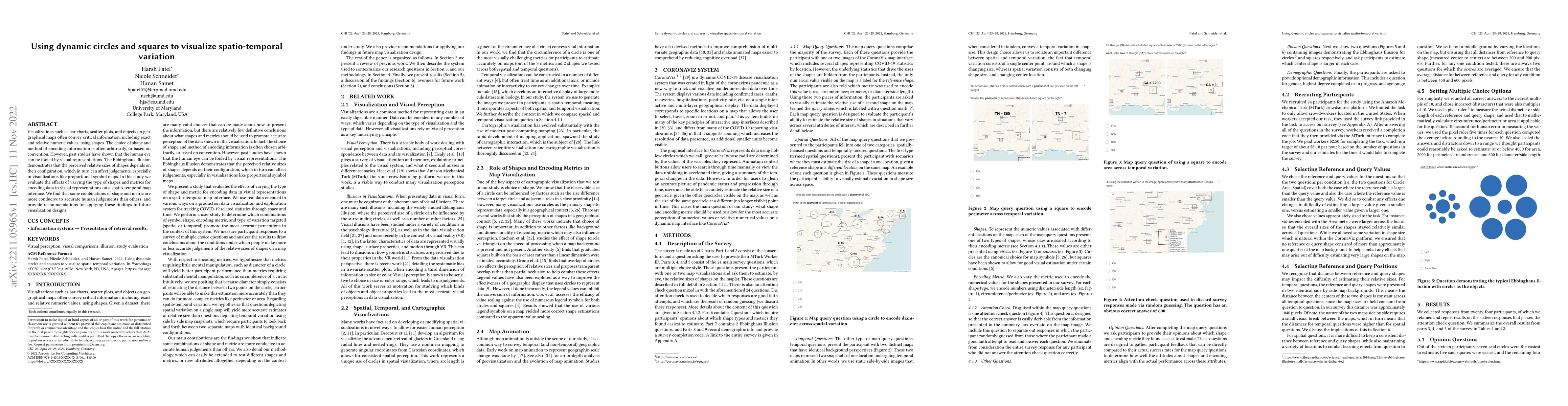 Thumbnail for Using dynamic circles and squares to visualize spatio-temporal variation