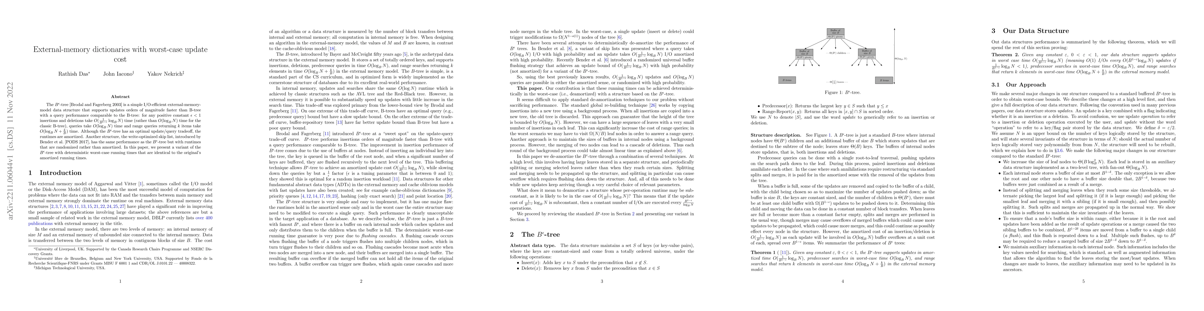 Thumbnail for External-memory dictionaries with worst-case update cost