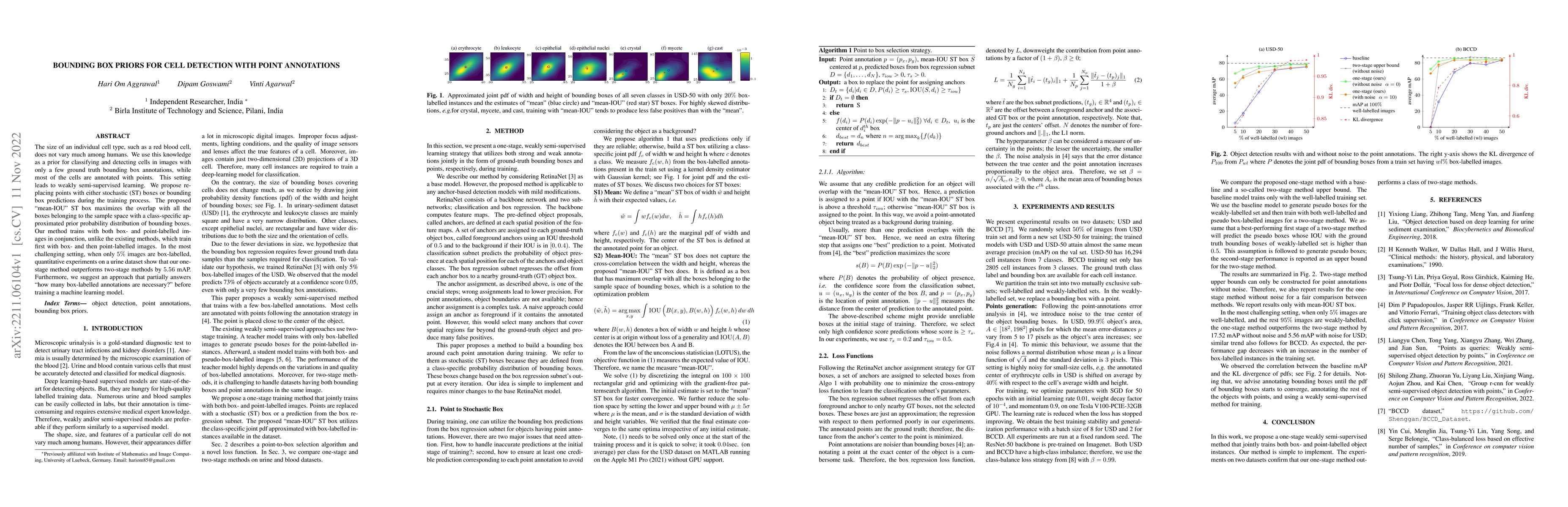 Thumbnail for Bounding Box Priors for Cell Detection with Point Annotations