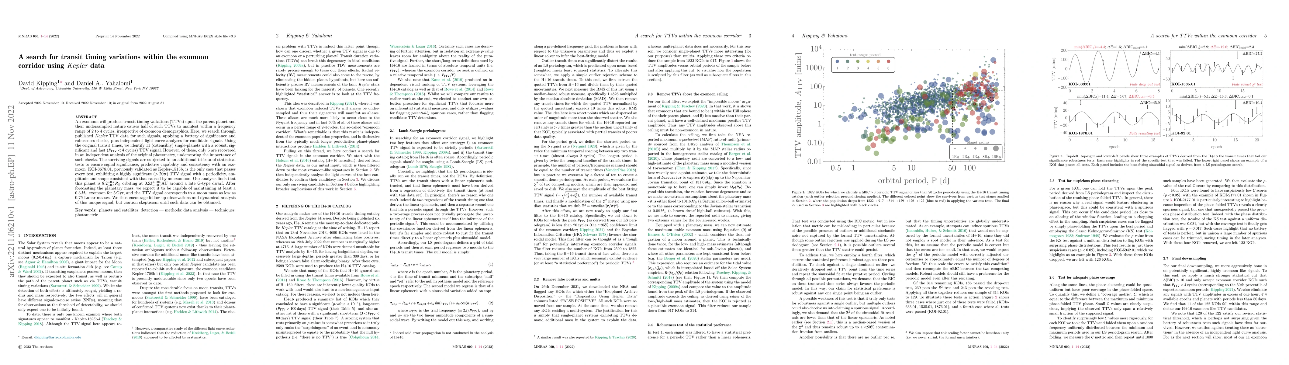 Thumbnail for A search for transit timing variations within the exomoon corridor using
  Kepler data