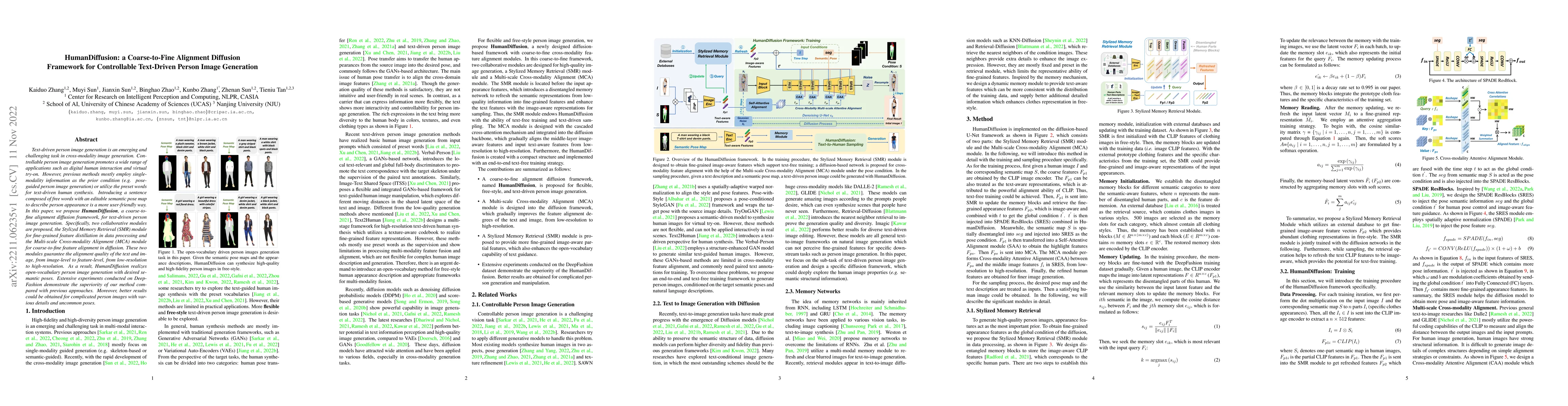 Thumbnail for HumanDiffusion: a Coarse-to-Fine Alignment Diffusion Framework for
  Controllable Text-Driven Person Image Generation