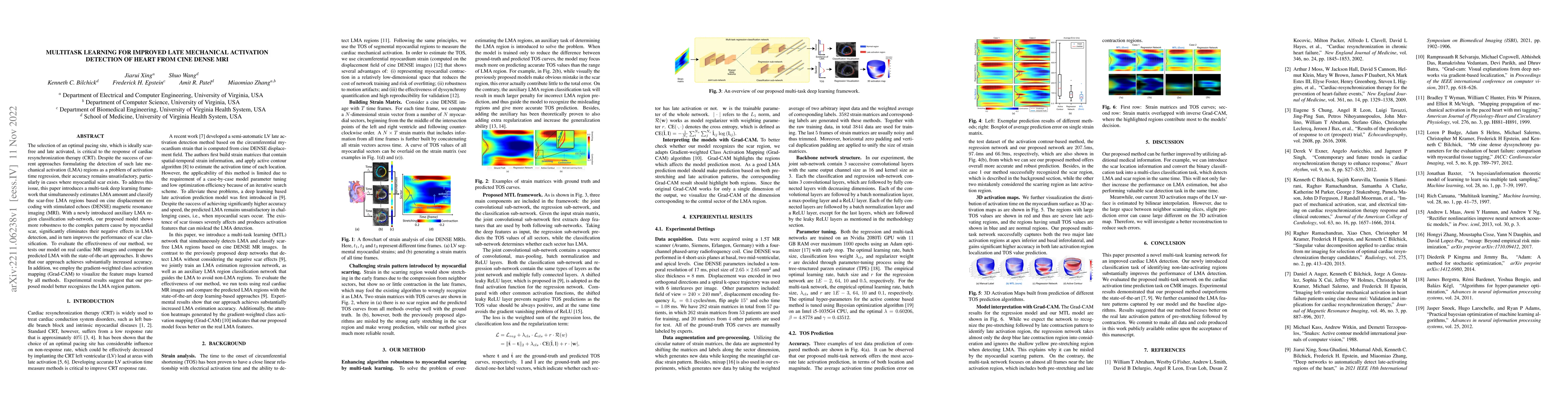 Thumbnail for Multitask Learning for Improved Late Mechanical Activation Detection of
  Heart from Cine DENSE MRI