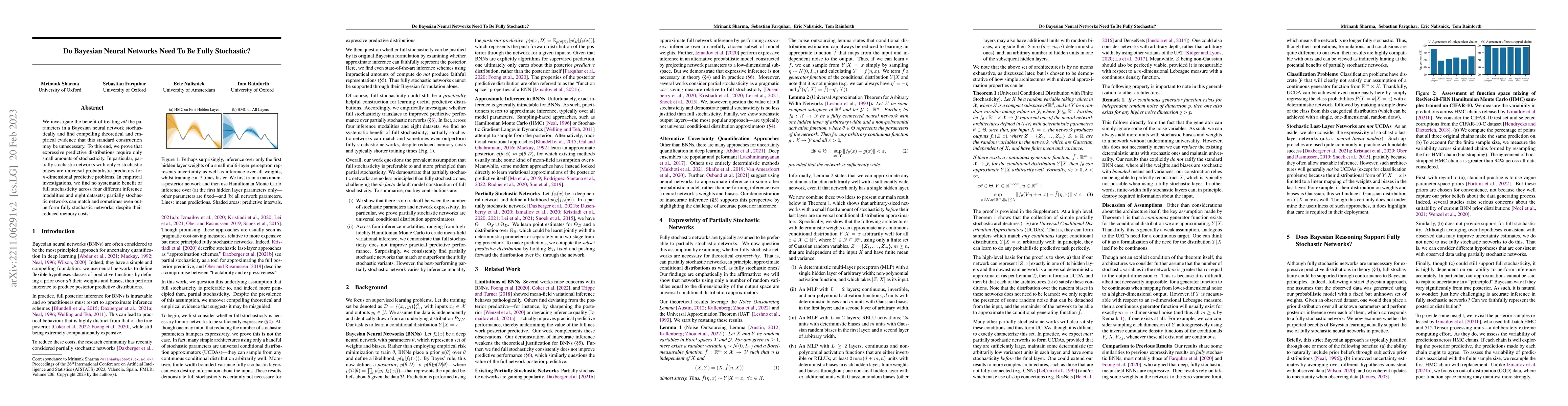 Thumbnail for Do Bayesian Neural Networks Need To Be Fully Stochastic?
