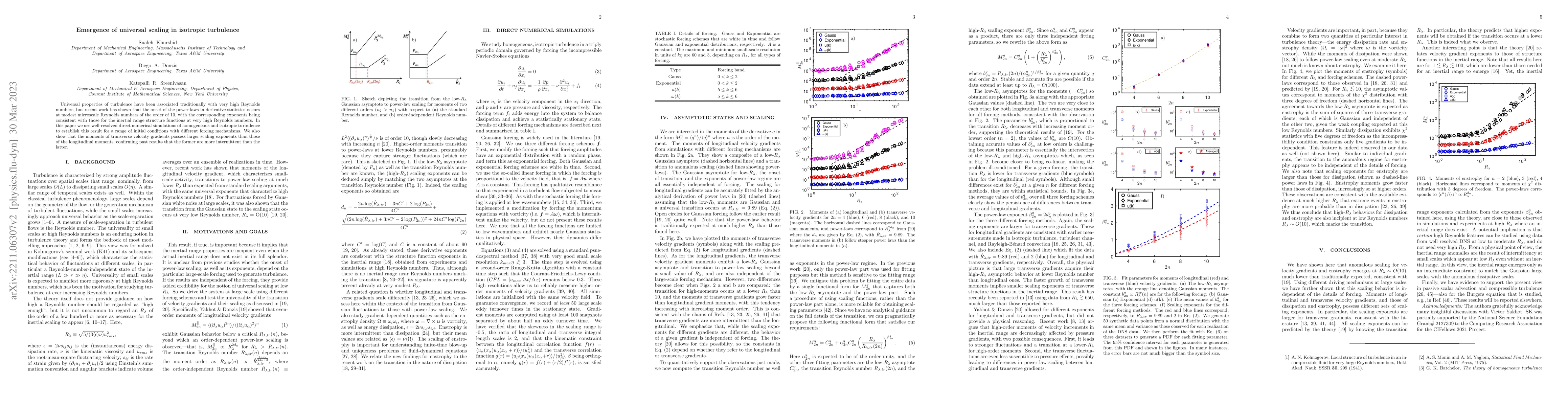 Thumbnail for Emergence of universal scaling in isotropic turbulence