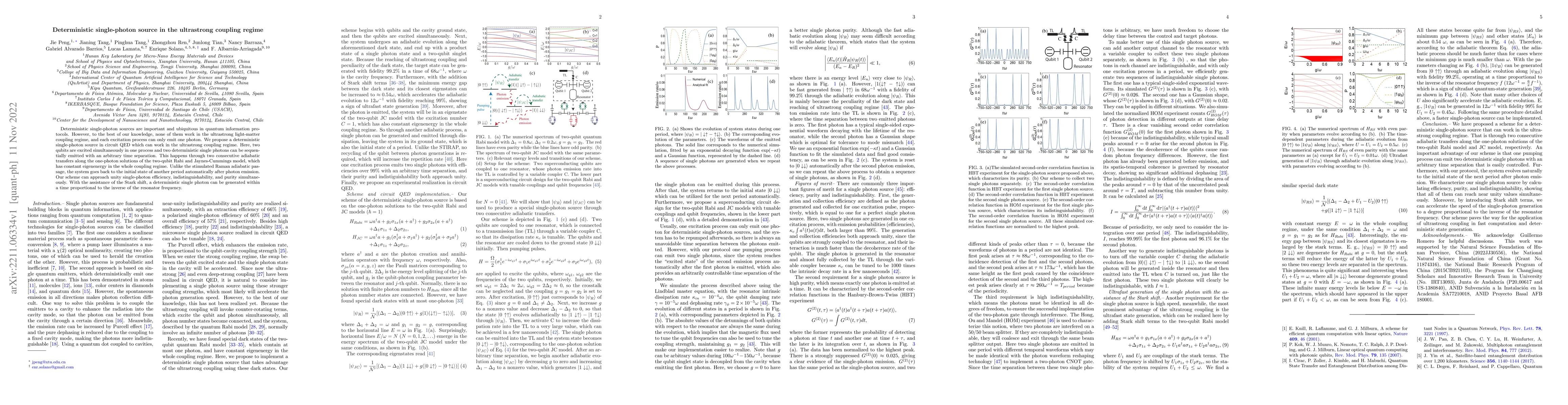 Thumbnail for Deterministic single-photon source in the ultrastrong coupling regime