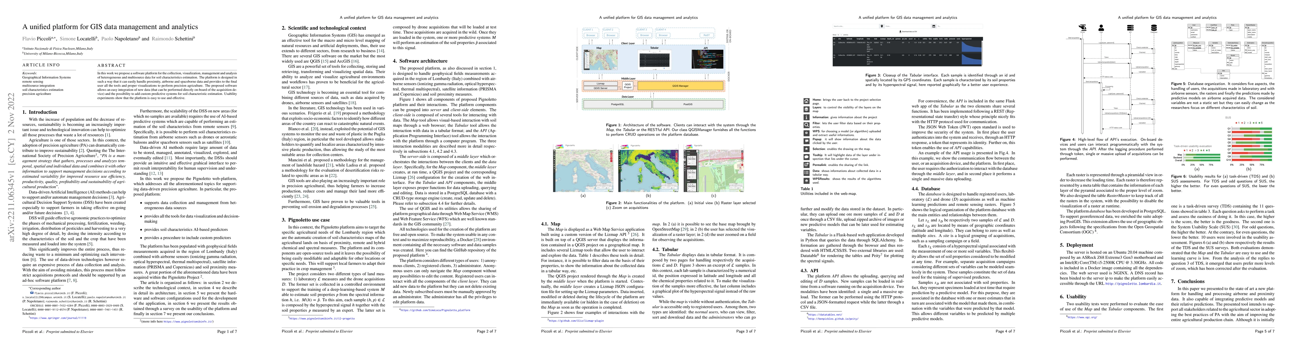 Thumbnail for A unified platform for GIS data management and analytics