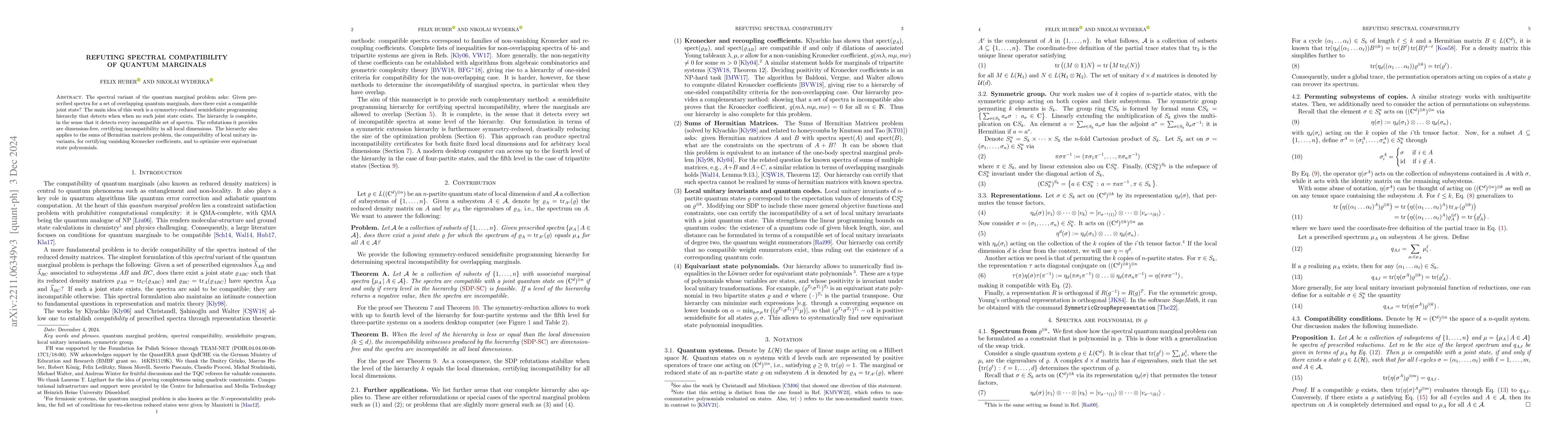 Thumbnail for Refuting spectral compatibility of quantum marginals