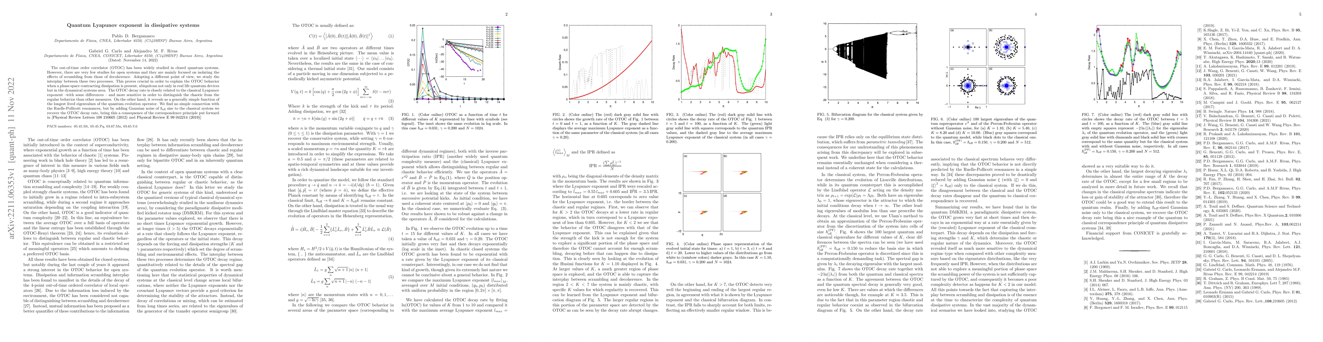 Thumbnail for Quantum Lyapunov exponent in dissipative systems