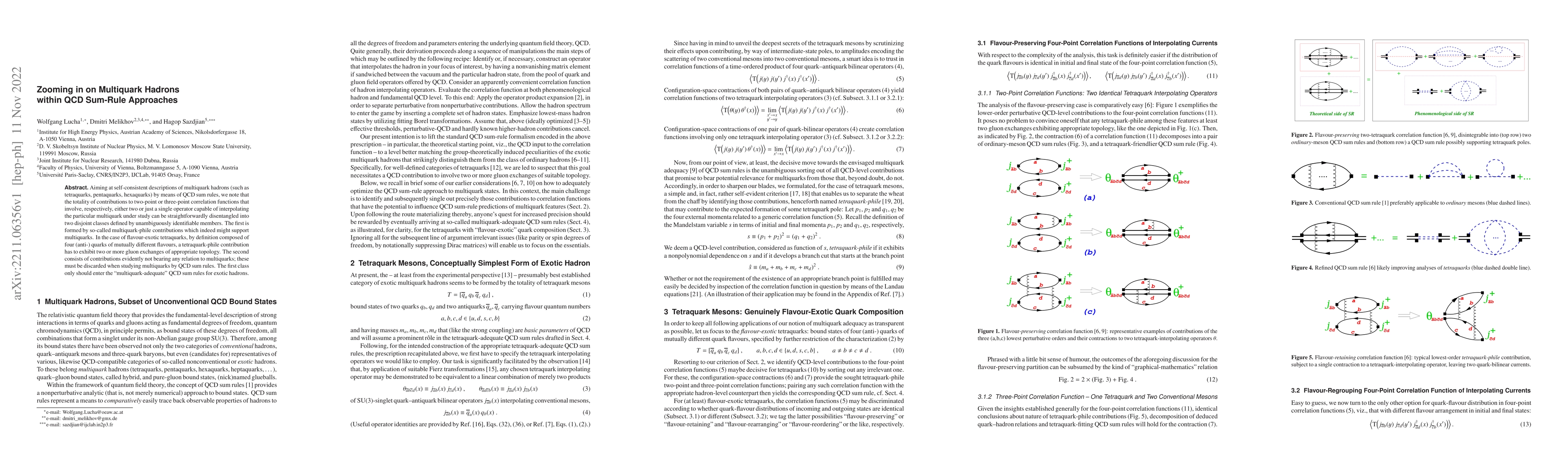 Thumbnail for Zooming in on Multiquark Hadrons within QCD Sum-Rule Approaches