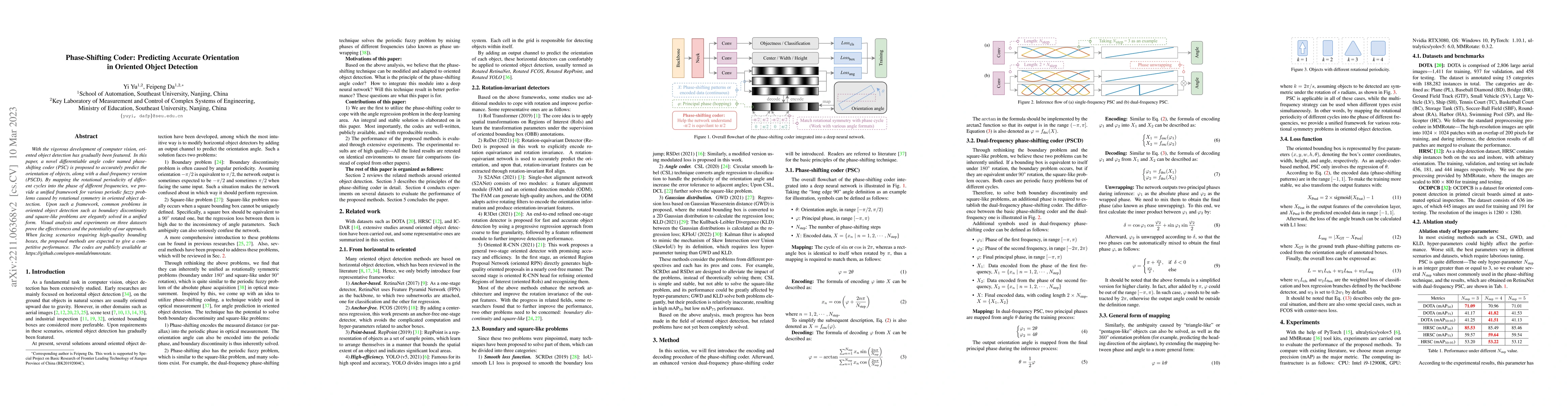 Thumbnail for Phase-Shifting Coder: Predicting Accurate Orientation in Oriented Object
  Detection