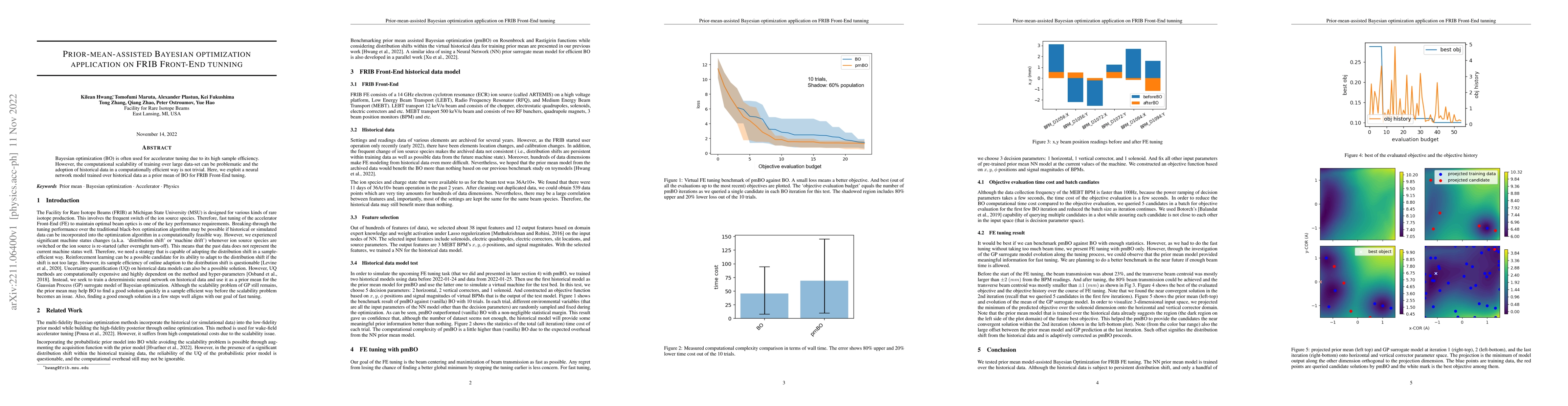 Thumbnail for Prior-mean-assisted Bayesian optimization application on FRIB Front-End
  tunning