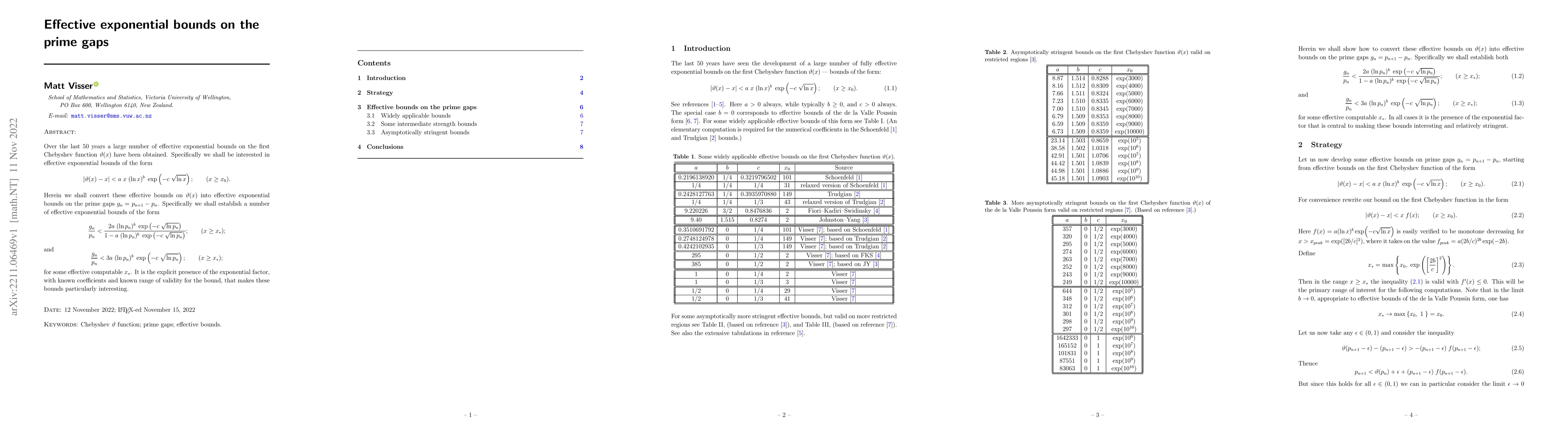 Thumbnail for Effective exponential bounds on the prime gaps
