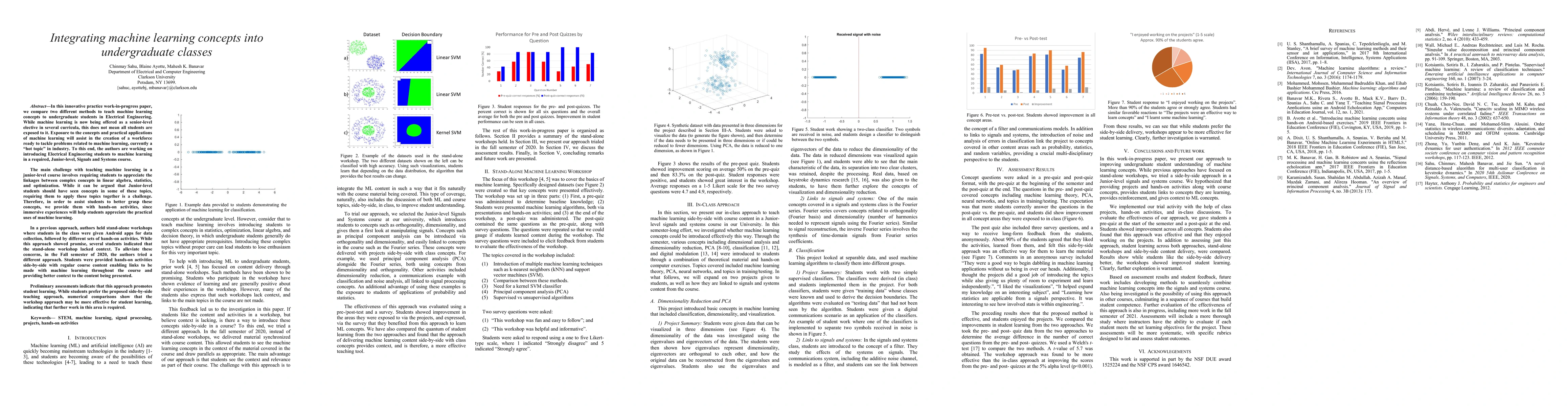 Thumbnail for Integrating machine learning concepts into undergraduate classes