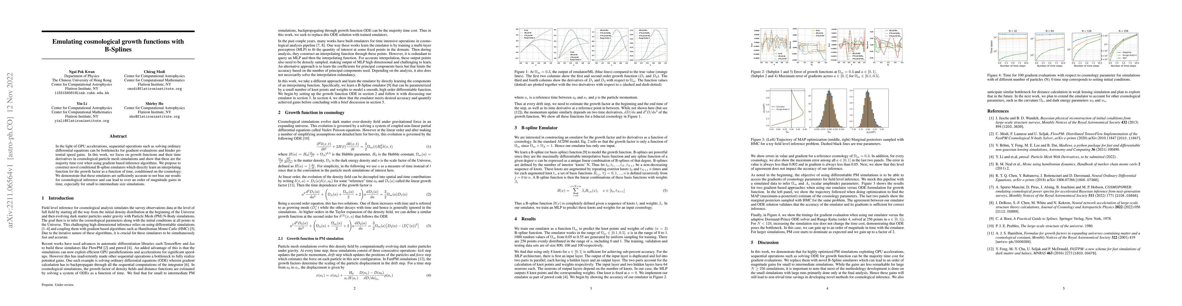Thumbnail for Emulating cosmological growth functions with B-Splines