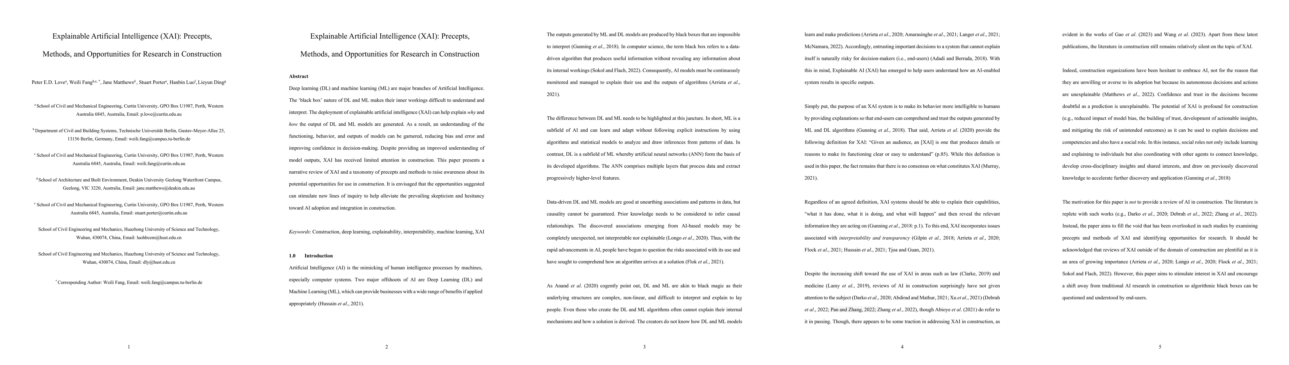 Thumbnail for Explainable Artificial Intelligence: Precepts, Methods, and
  Opportunities for Research in Construction