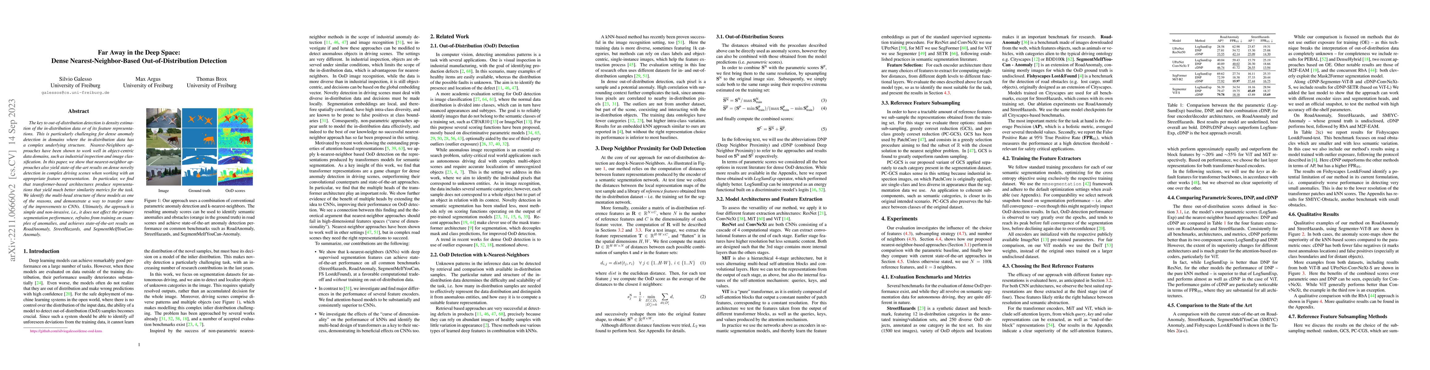 Thumbnail for Far Away in the Deep Space: Dense Nearest-Neighbor-Based
  Out-of-Distribution Detection