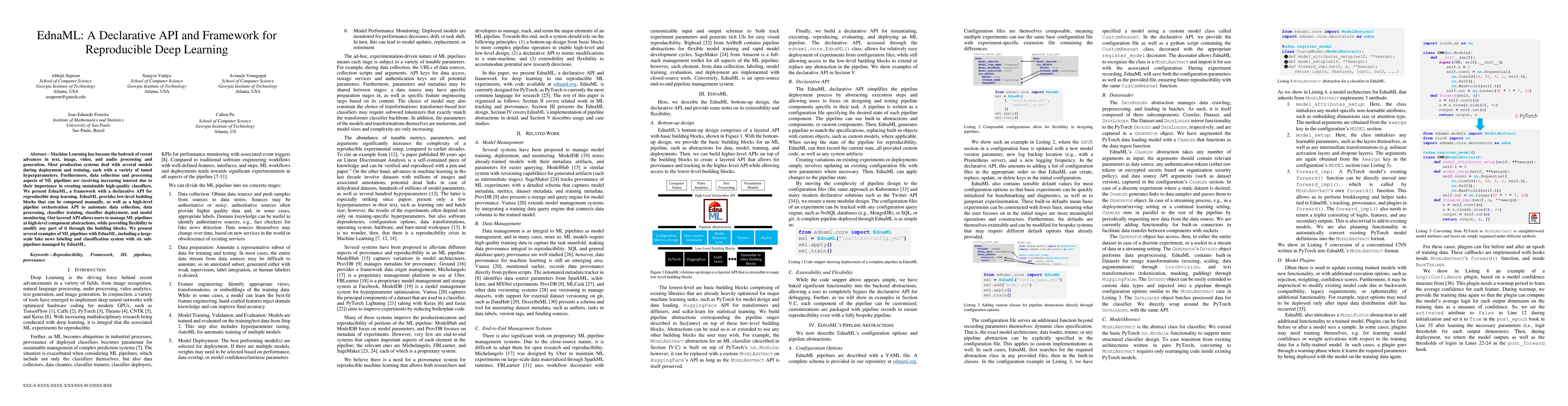 Thumbnail for EdnaML: A Declarative API and Framework for Reproducible Deep Learning