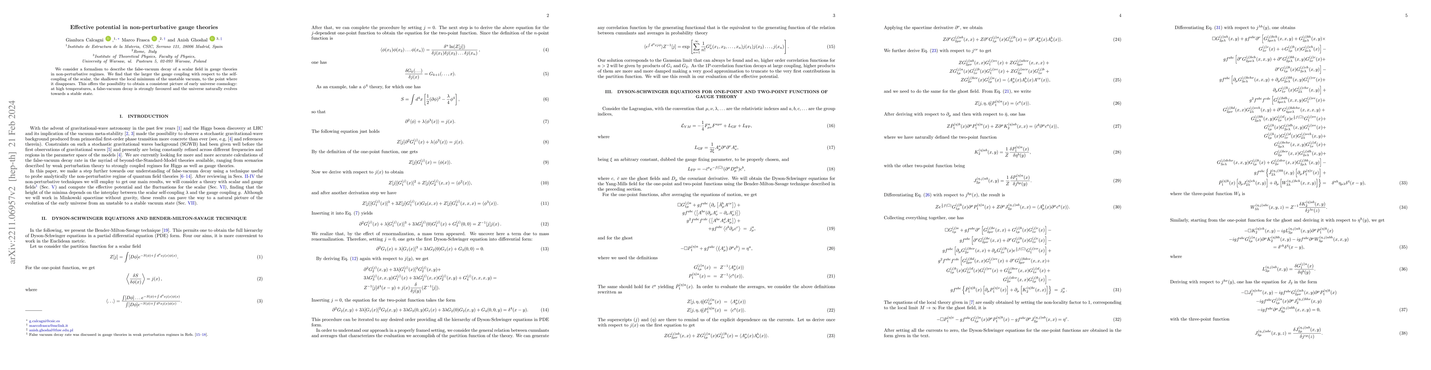 Thumbnail for Effective potential in non-perturbative gauge theories