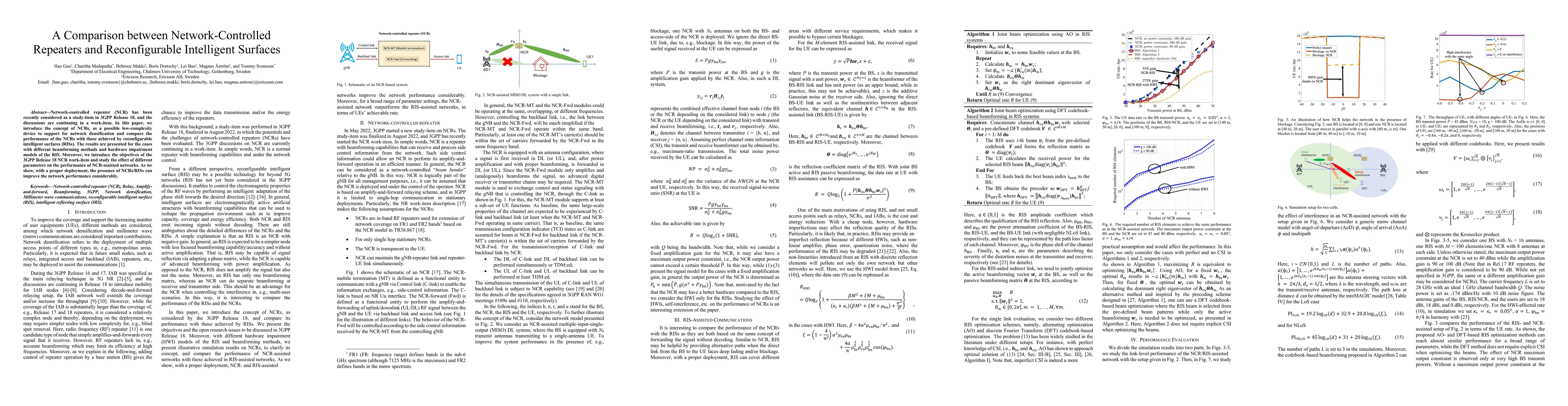 Thumbnail for A Comparison between Network-Controlled Repeaters and Reconfigurable
  Intelligent Surfaces