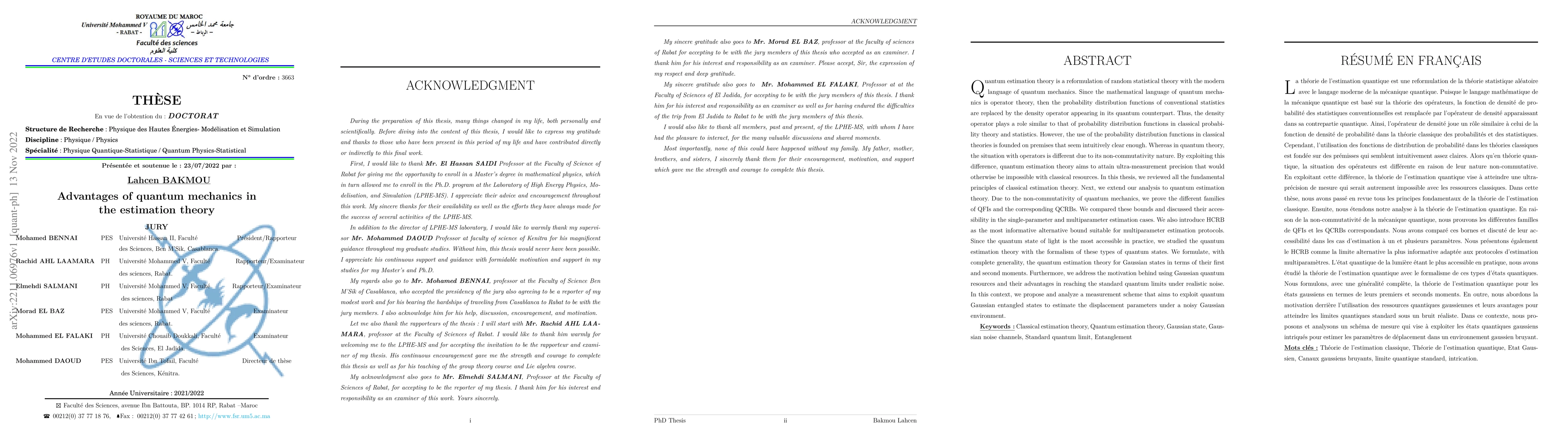 Thumbnail for Advantages of quantum mechanics in the estimation theory