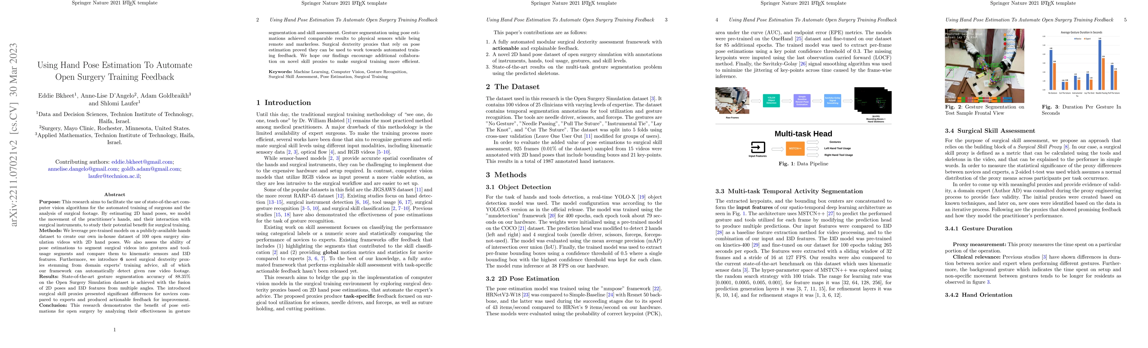 Thumbnail for Using Hand Pose Estimation To Automate Open Surgery Training Feedback