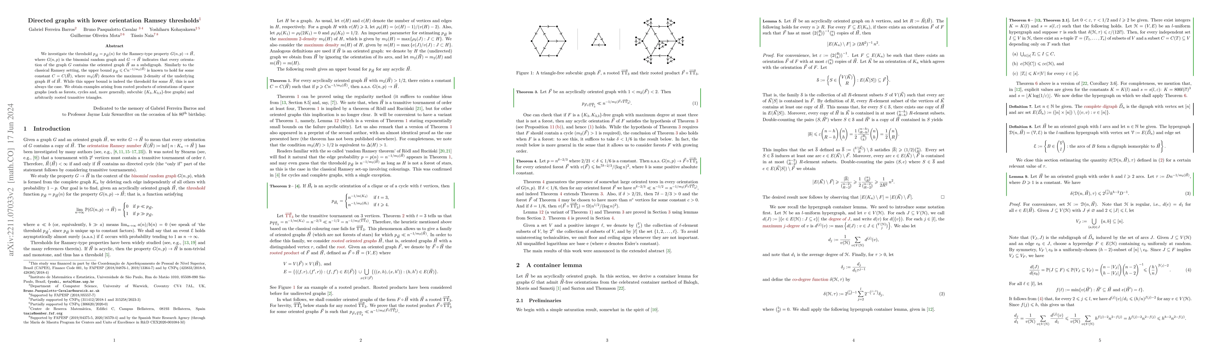 Thumbnail for Directed graphs with lower orientation Ramsey thresholds