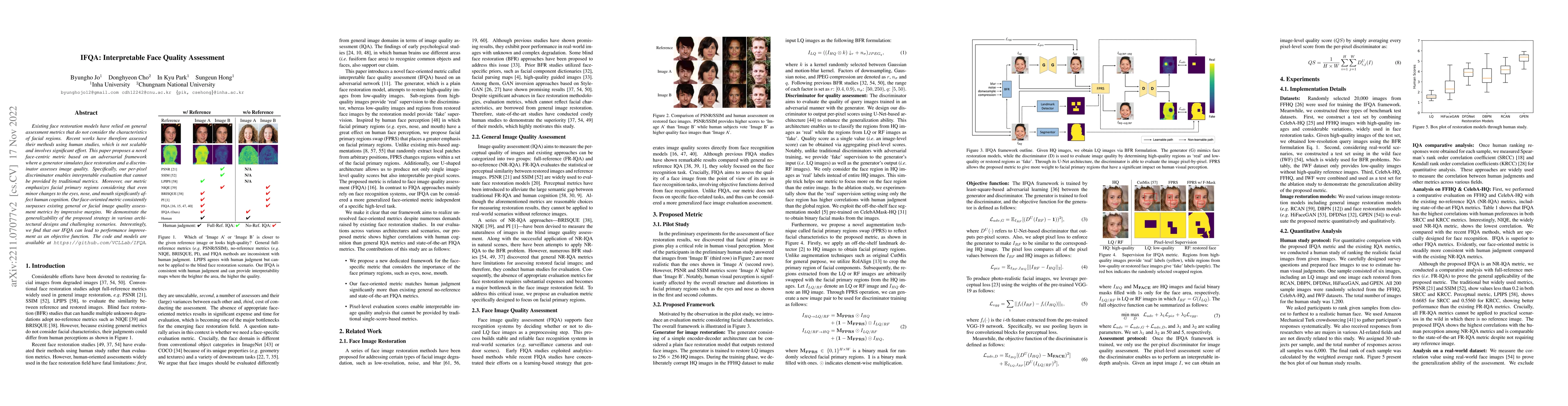 Thumbnail for IFQA: Interpretable Face Quality Assessment