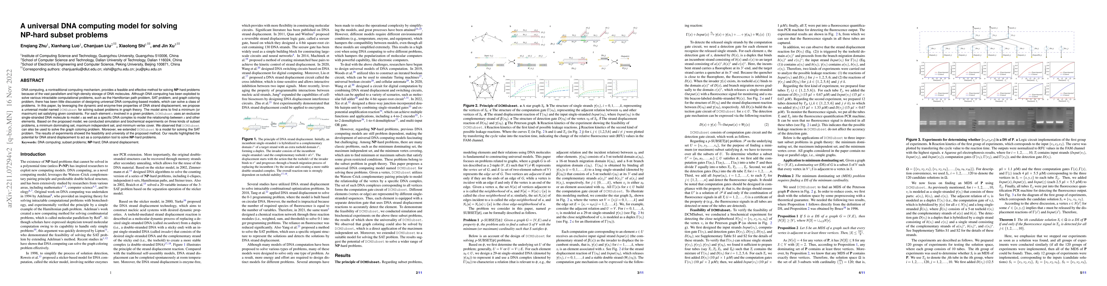 Thumbnail for A universal DNA computing model for solving NP-hard subset problems