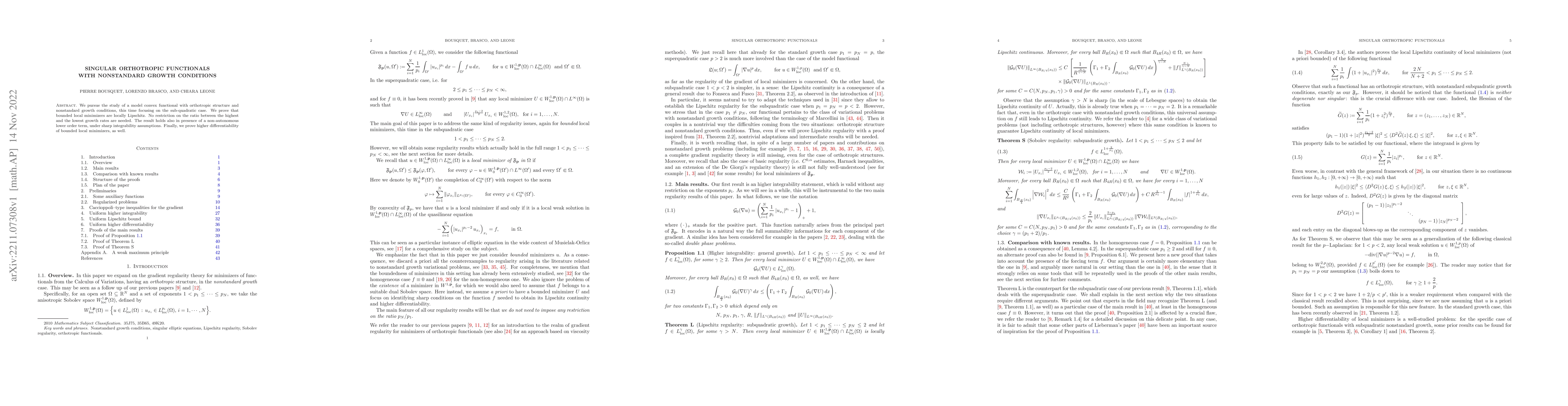 Thumbnail for Singular orthotropic functionals with nonstandard growth conditions