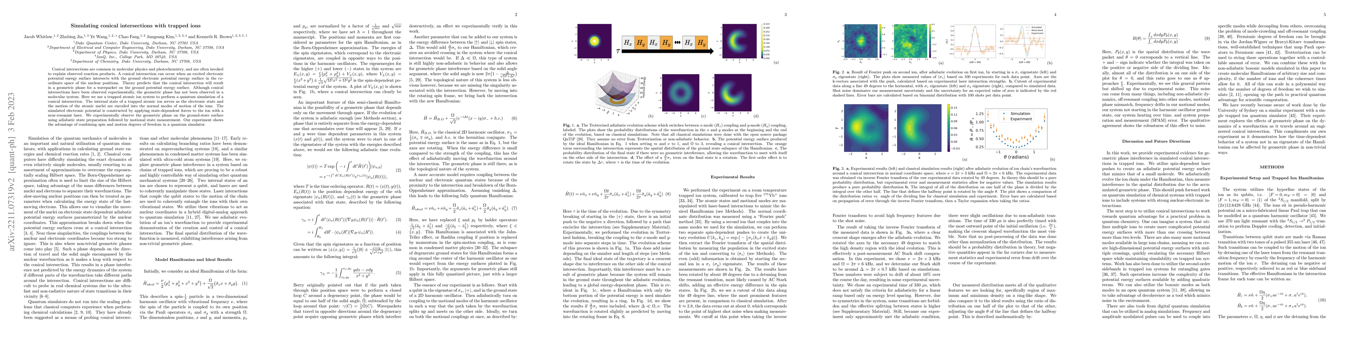 Thumbnail for Simulating conical intersections with trapped ions
