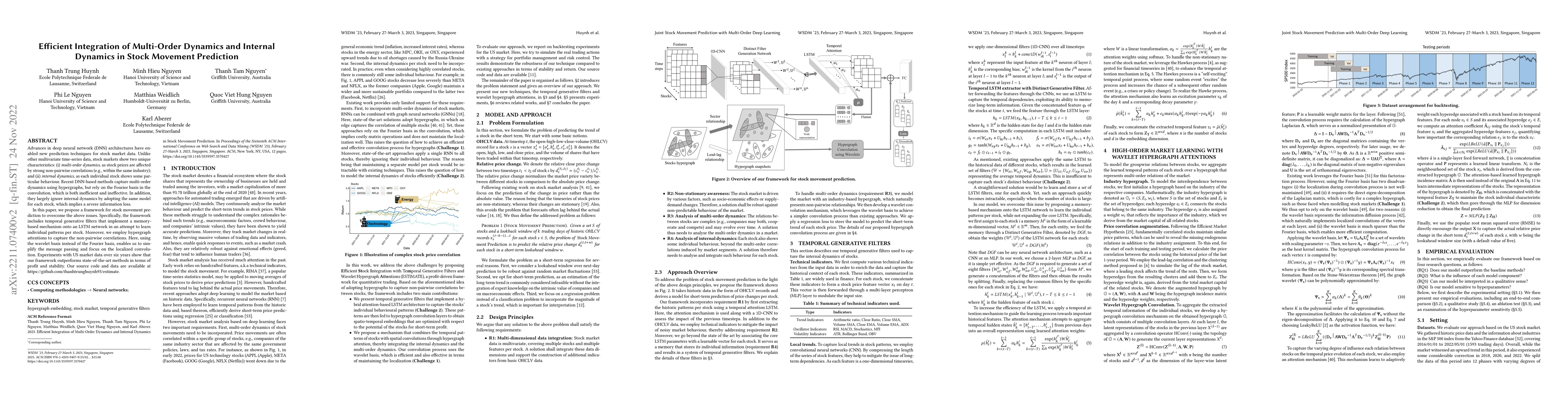Thumbnail for Efficient Integration of Multi-Order Dynamics and Internal Dynamics in
  Stock Movement Prediction