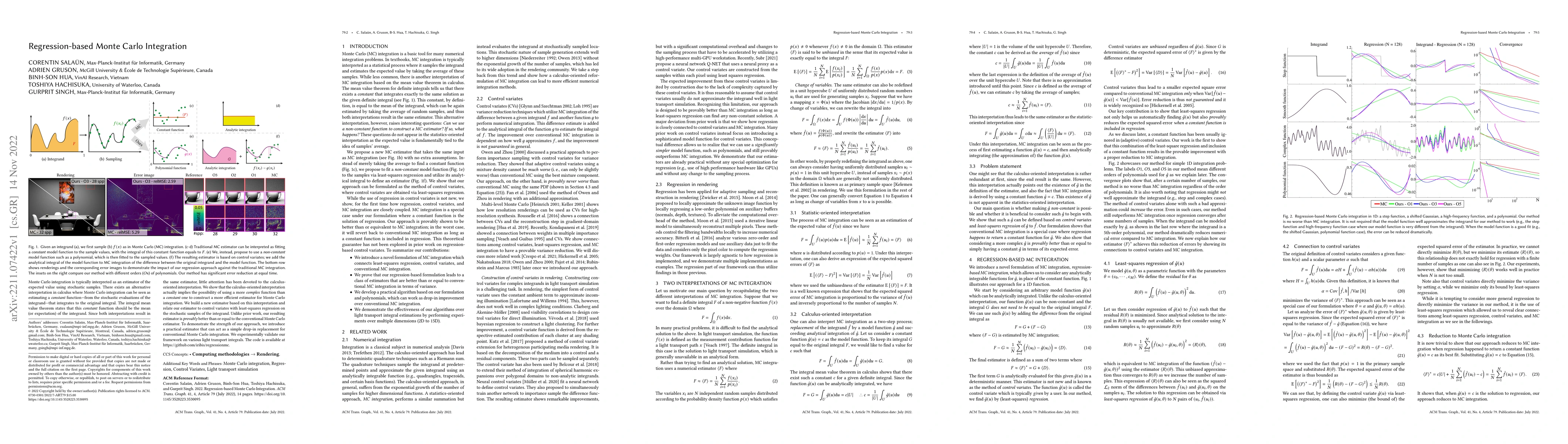 Thumbnail for Regression-based Monte Carlo Integration