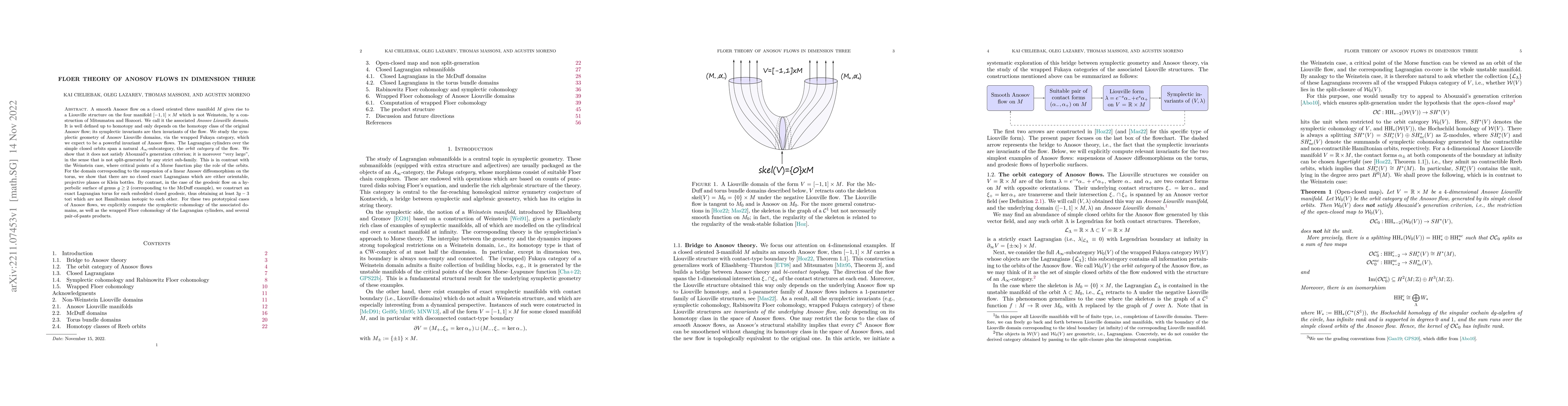Thumbnail for Floer theory of Anosov flows in dimension three