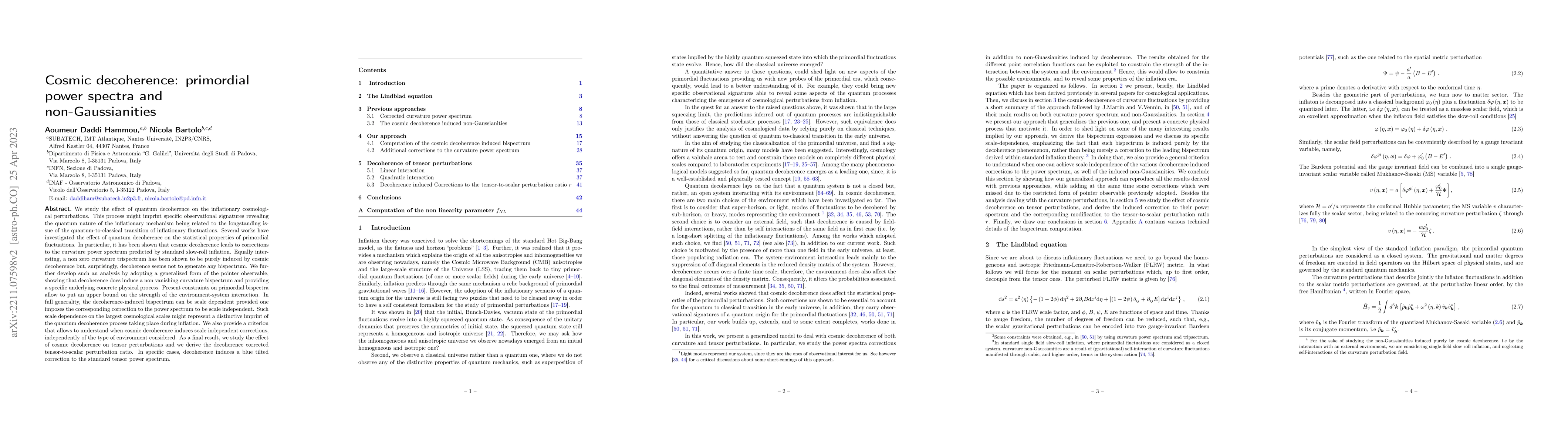 Thumbnail for Cosmic decoherence: primordial power spectra and non-Gaussianities