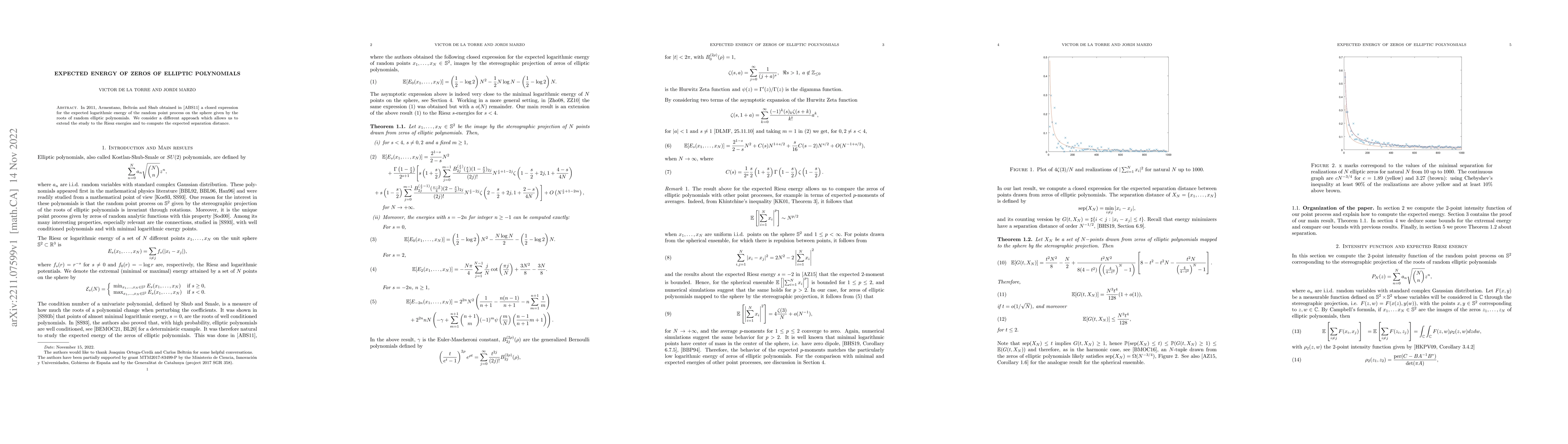 Thumbnail for Expected energy of zeros of elliptic polynomials